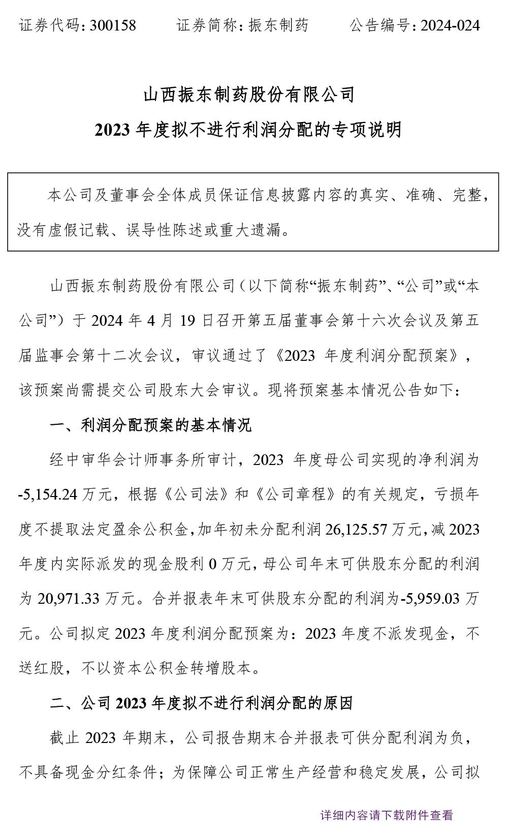 万象城AWC888制药,万象城AWC888,300158,利润分配