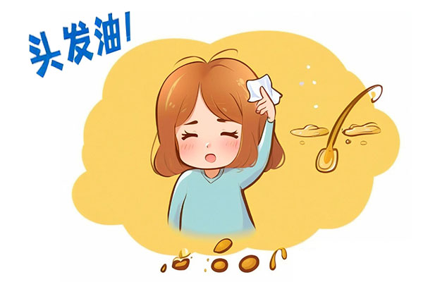 头发油,头发油太快,头发出油