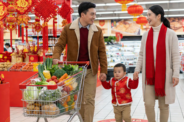 新春年货采购,健康饮食,营养搭配,食品标签